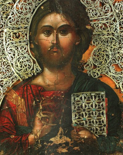 Pantokrator (جزء من Vatopedi diptych المعروف باسم ألعاب الإمبراطورة ثيودورا) بواسطة غير معروف