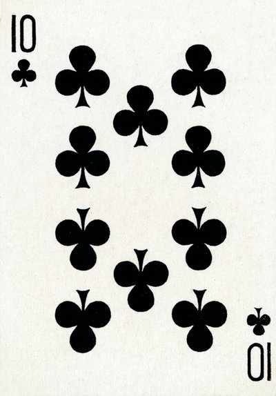 10 أندية من مجموعة أوراق لعب Goodall & Son Ltd. ، c1940 بواسطة غير معروف