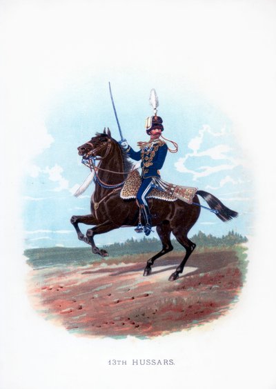 الفرسان الثالث عشر ، 1889 بواسطة غير معروف