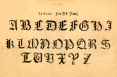 القرن الرابع عشر. من مرض التصلب العصبي المتعدد. ميونيخ ، 1862 بواسطة غير معروف