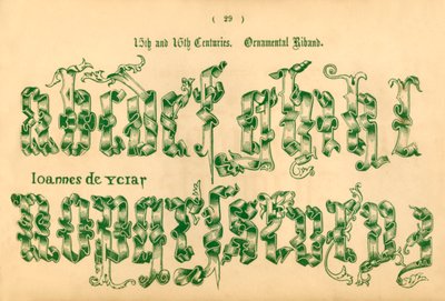 القرنان الخامس عشر والسادس عشر. Riband الزينة ، 1862 بواسطة غير معروف