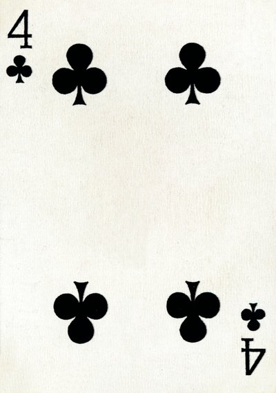 4 أندية من مجموعة أوراق لعب Goodall & Son Ltd.، c1940 بواسطة غير معروف