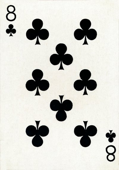 8 أندية من مجموعة أوراق لعب Goodall & Son Ltd. ، c1940 بواسطة غير معروف