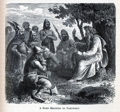 A Bard تلاوة إلى نورثمن ، 1882 بواسطة غير معروف