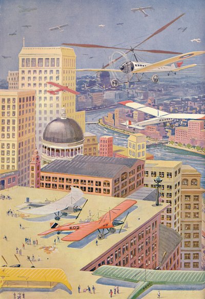 مدينة المستقبل ، 1927 بواسطة غير معروف