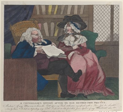رأي مستشار بعد تقاعده من الممارسة - الاستشارة القانونية ، 1780-94. ، 1780-94 بواسطة غير معروف