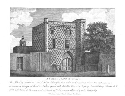 بوابة غريبة في ستيبني ، 1791 بواسطة غير معروف