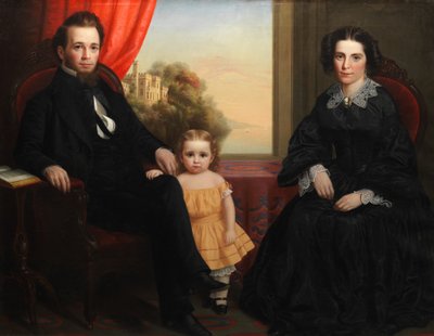 مجموعة العائلة ، كاليفورنيا. 1850. بواسطة غير معروف