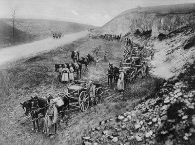 وحدة مدفع رشاش ألمانية ، الحرب العالمية الأولى ، 1915 بواسطة غير معروف