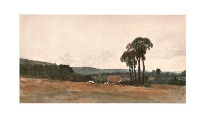 مشهد الحصاد - رسم خارجي ، c1900. بواسطة غير معروف