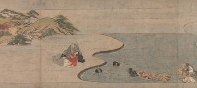حكاية طويلة لليلة خريف Aki no yo nagamonogatari، ca. 1400. بواسطة غير معروف