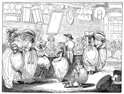 متجر Milliners ، 1787 بواسطة غير معروف