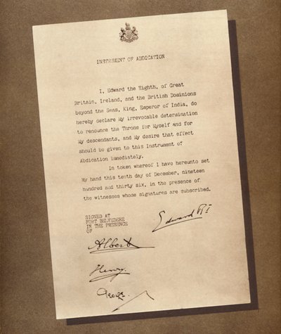 انتهى عهد ، 1936 1937 بواسطة غير معروف