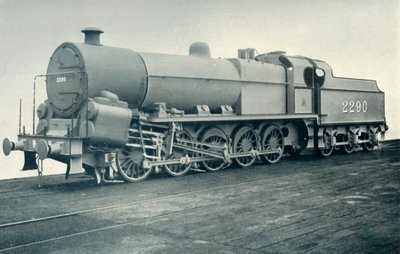 قاطرة رائعة في ميدلاند ، 1922. بواسطة غير معروف