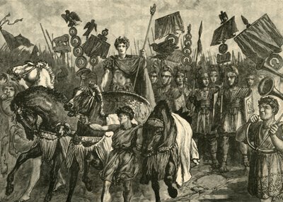 انتصار روماني ، 1890. بواسطة غير معروف