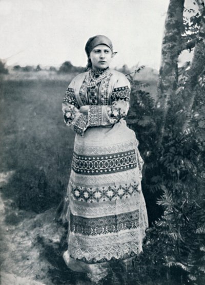 فلاح روسي في زي ، 1912 بواسطة غير معروف
