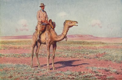 مشهد في وسط أستراليا ، 1923. بواسطة غير معروف