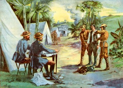 جاسوس إسباني في المعسكر ، الحرب الإسبانية الأمريكية ، 1898 بواسطة غير معروف
