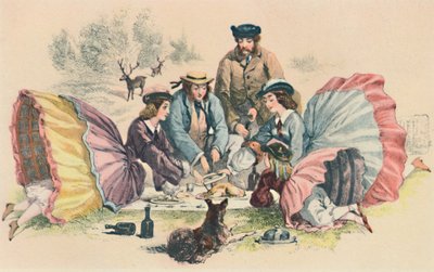 نزهة فيكتورية ، c1860 ، 1944. بواسطة غير معروف
