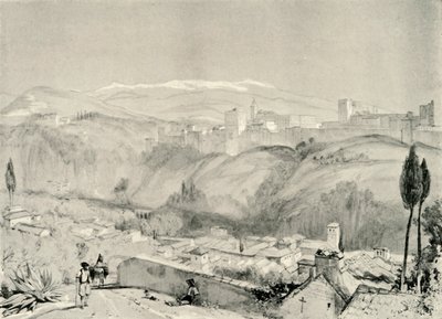 منظر للقصر الأحمر من البيزين ، القرن التاسع عشر ، 1907. بواسطة غير معروف