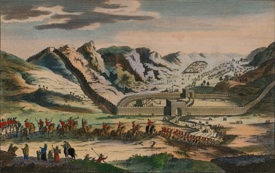 منظر لسور الصين العظيم المشهور ، 1782 بواسطة غير معروف