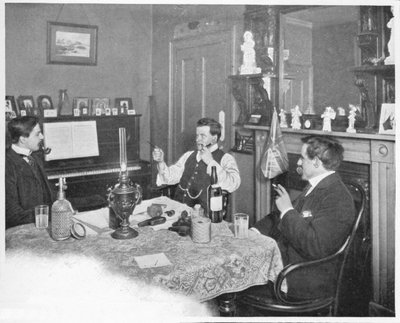 سكن عزاب في سكن في المعبد ، لندن ، c1903 1903 بواسطة غير معروف