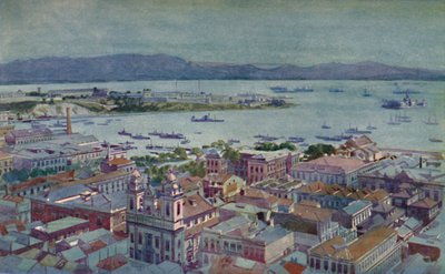 القليل من ريو مع Ilha das Cobras و Ilha Fiscal ، 1914 بواسطة غير معروف