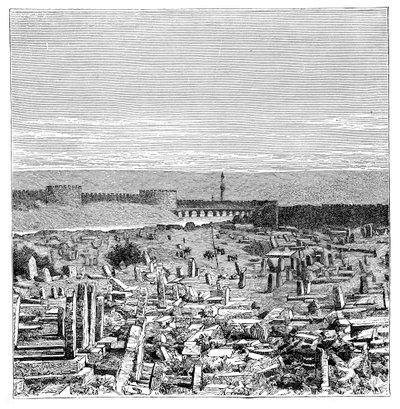 جسر فوق نهر دجلة ، ديار بكر ، تركيا ، 1895 بواسطة غير معروف