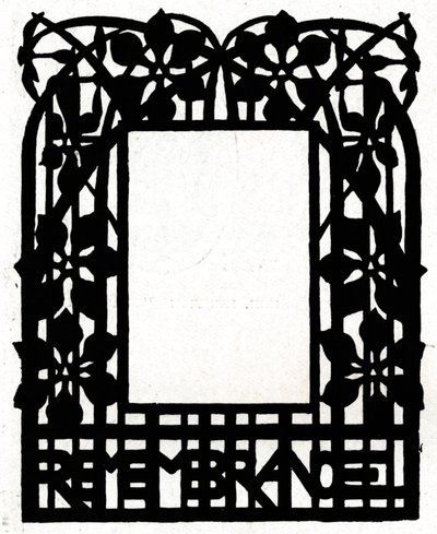 تصميم لإطار صورة بعنوان مارجري داو ، 1898 بواسطة غير معروف