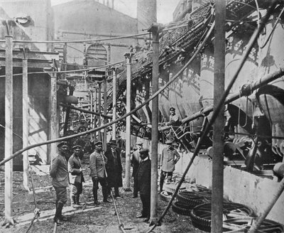 مصنع دمره الروس لمنع استخدامه لأي ألمان ، 1915 بواسطة غير معروف