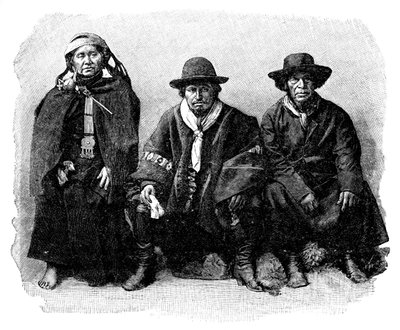 مجموعة من Araucanians ، تشيليالأرجنتين ، 1895 بواسطة غير معروف