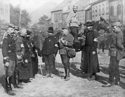 مجموعة من رجال الدين العسكريين ، الحرب العالمية الأولى ، 1914 بواسطة غير معروف