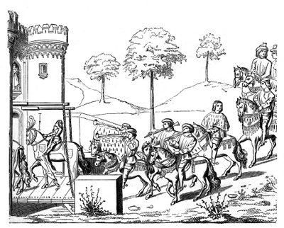 فارس يدخل القوائم ، c1460-1465 ، 1870 بواسطة غير معروف