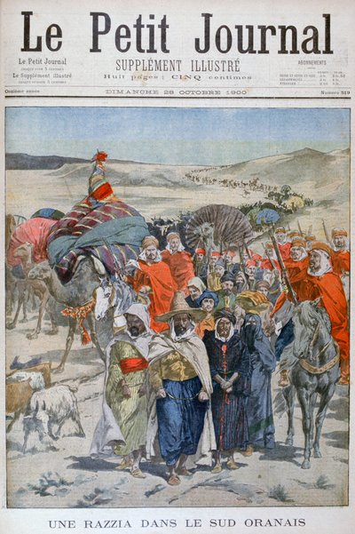 جولة في جنوب أورانيس ، الجزائر ، 1900 بواسطة غير معروف