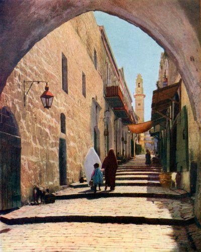 شارع في القدس ، إسرائيل ، 1926 بواسطة غير معروف