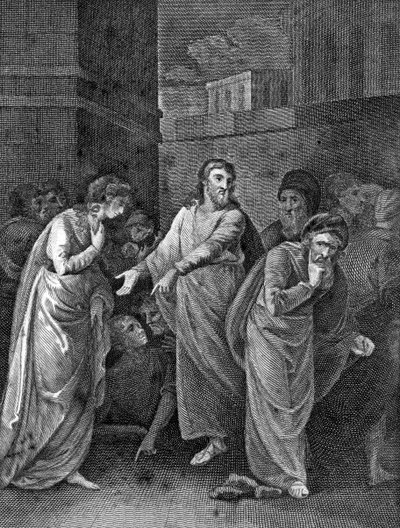امرأة متهمة بالزنا ، 1813 بواسطة غير معروف