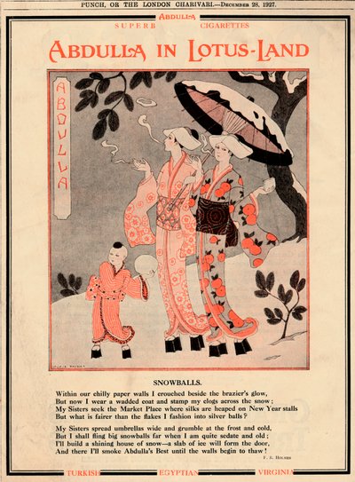 عبد الله في لوتس لاند - كرات الثلج ، 1927 بواسطة غير معروف