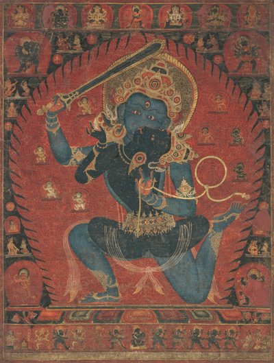 أكالا مع القرين فيشفافاجري ، 1525-1550. بواسطة غير معروف