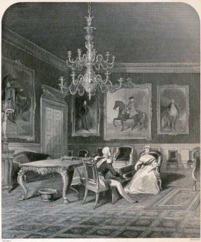 انضمام الملكة فيكتوريا عام 1837 بواسطة غير معروف