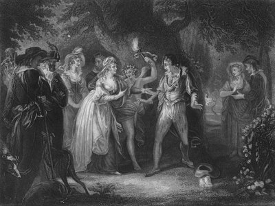 Act V Scene iv from As You Like It ، القرن التاسع عشر بواسطة غير معروف