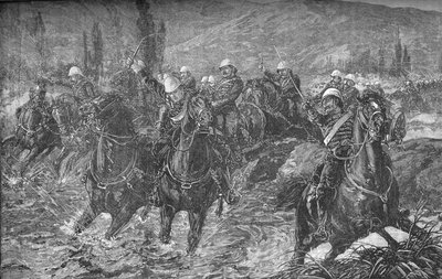 العمل في وادي Chardeh ، 11 ديسمبر 1879 ، محاولة إنقاذ البنادق ، 1879 ، c1880 بواسطة غير معروف