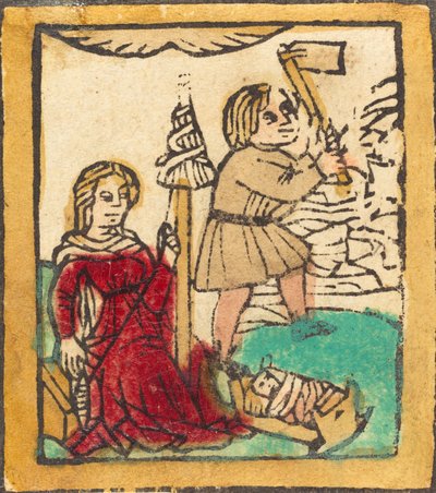 آدم وحواء ، ج. 1460. بواسطة غير معروف