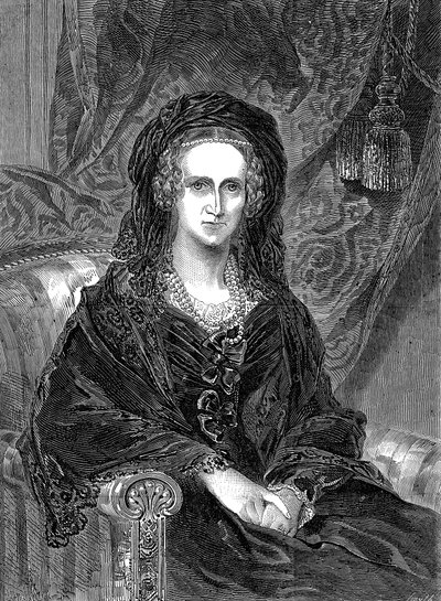 Adelaide of Saxe-Coburg Meiningen 1792-1849 ، ملكة الملكة الألمانية وليام الرابع ، 1849 بواسطة غير معروف
