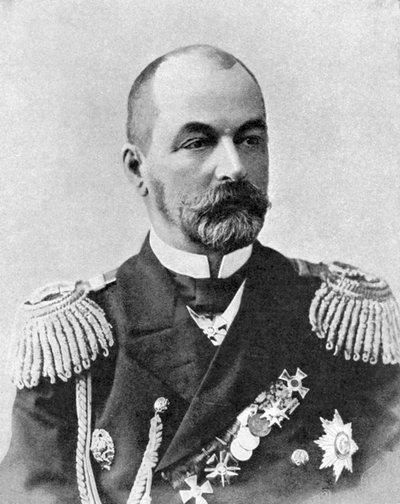 الأدميرال روزيستفينسكي ، القائد الروسي ، الحرب الروسية اليابانية ، 1904-5 بواسطة Unbekannt