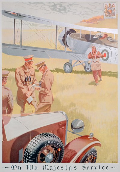 إعلان عن إطارات دنلوب 1934 بواسطة غير معروف