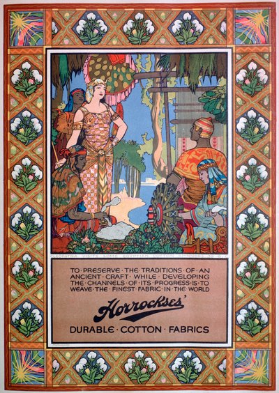إعلان عن الأقمشة Horrockses 1920 بواسطة غير معروف