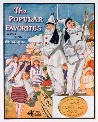 إعلان عن صابون قطران الفحم من Wrights عام 1914 بواسطة غير معروف