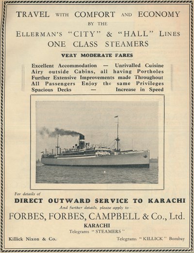 إعلان عن أجهزة بخار Ellermans ، 1936. بواسطة غير معروف