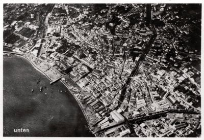 منظر جوي لفونشال ، ماديرا ، من زيبلين ، 1928 1933 بواسطة غير معروف