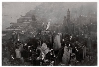منظر جوي لمانهاتن ، مدينة نيويورك ، الولايات المتحدة الأمريكية ، من زيبلين ، 1928 1933 بواسطة غير معروف